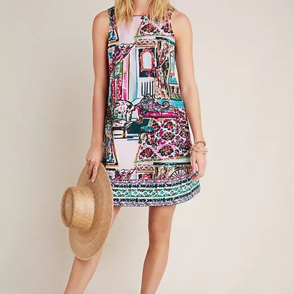 Anthropologie Amelia Mini Shift Dress NWT XS 0